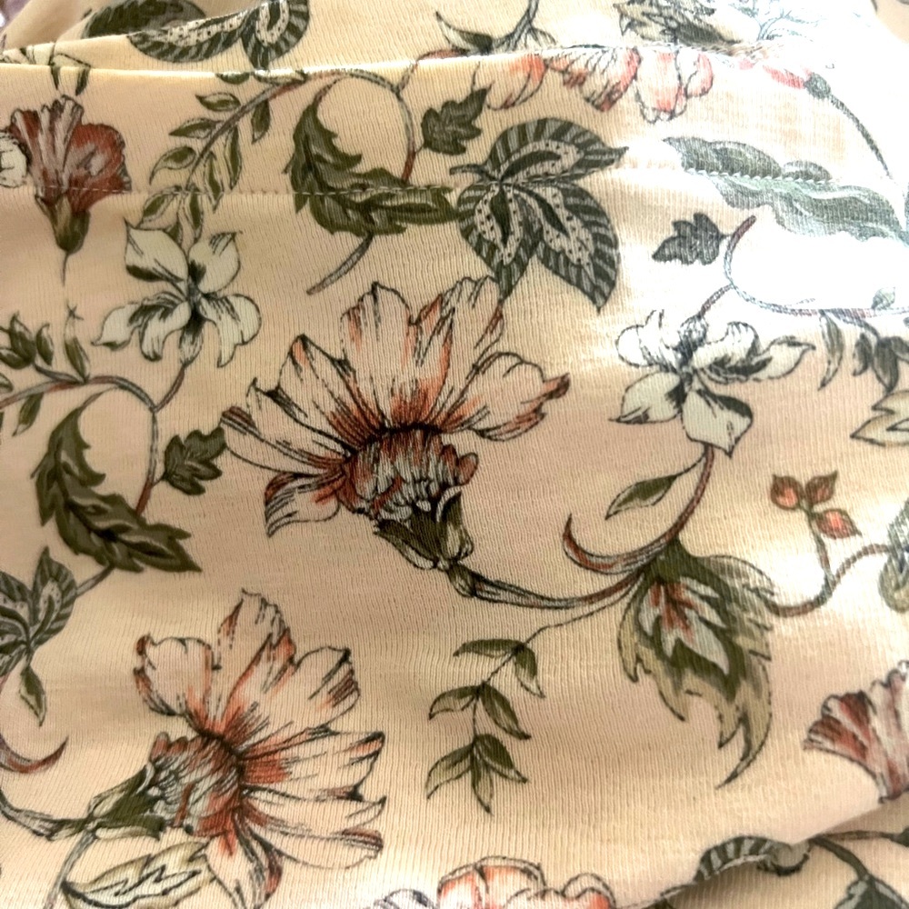 Lauren Ralph Lauren LRL Floral Stretch Cotton Boatneck Tee 2X plus size - Picture 10 of 11